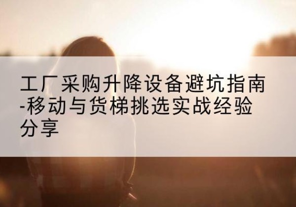 深泽移动式升降机怎么选-工厂采购升降设备避坑指南-移动与货梯挑选实战经验分享